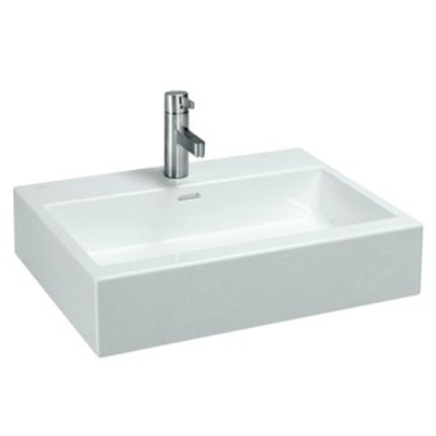 Laufen Living City lavabo 60x46x15,5cm 1 trou de robinet avec trop-plein céramique blanc