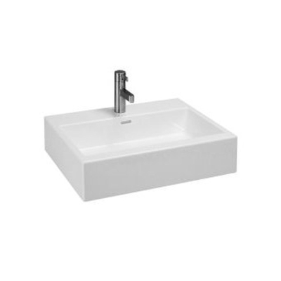 Laufen Living City Lavabo 60x60cm sans trou de robinet Blanc