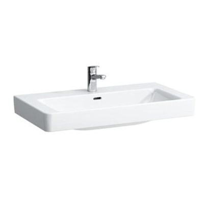 Laufen Pro s Lavabo pour meuble 85x46x17.5cm avec trou de robinet et trop-plein avec LCC Blanc