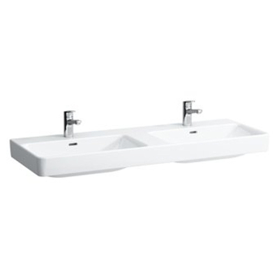 Laufen Pro S lavabo-plan double 46x130x17.5cm 1 trou de robinet céramique blanc