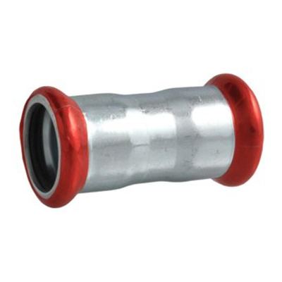 Bonfix press raccord droit en acier galvanisé 28x28mm