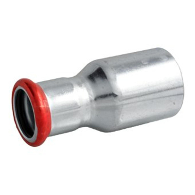 Bonfix PRESS Raccord réducteur à emboîtement en acier zingué Ø28x22mm