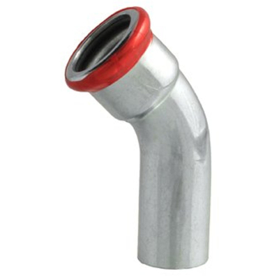 Bonfix Press staalverzinkt coude à douille 45°x54mm