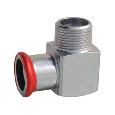 Bonfix Press staalverzinkt articulation du coude 90° conique r1/2 bux15mm