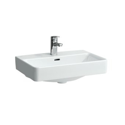 Laufen Pro s Lavabo Compact 55x38cm 1 trou de robinet Blanc