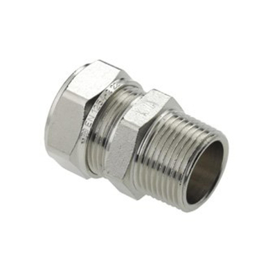 Bonfix vernikkeld knel puntstuk 1/2 x12mm conisch gastec / kiwa