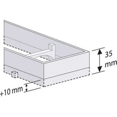 Easy drain modulo table extension frame 60cm pour granit ou marbre
