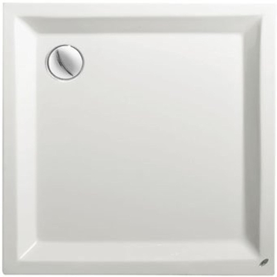 Plieger Kwadrant douchebak 80x80x5cm acryl wit