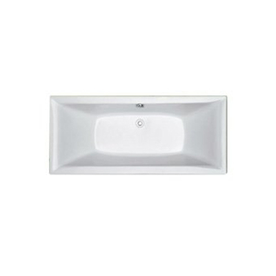 Plieger Corfu baignoire duo 180x80cm Acrylique 48cm extra creux avec pieds blanc