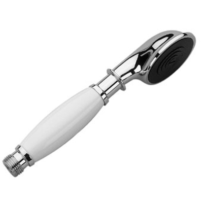 Dornbracht Madison douchette à main avec poignée en porcelaine blanche chrome