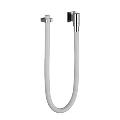 Dornbracht Balance Modules WaTER TUBE Coude mural pour tube Kneipp avec support de flexible avec rosace individuelle Chrome