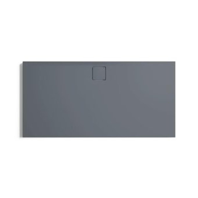 Hüppe easyflat receveur de douche composite carré 90x90cm gris mat