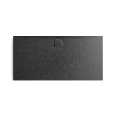 Hüppe easyflat receveur de douche composite rectangulaire 120x90cm anthracite mat