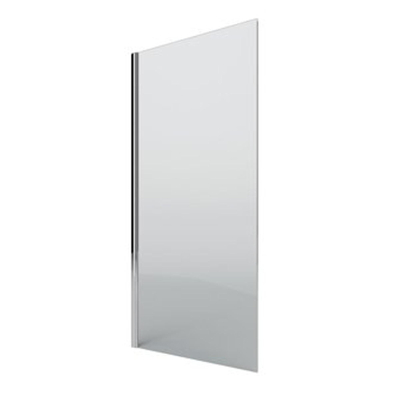 Plieger Panorama paroi de douche 6mm 88/90x200cm fixation et barre de maintien 100cm réglable chrome