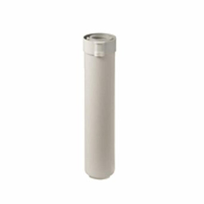 Ubbink Rolux tuyau d'évacuation des gaz de combustion 80/125mm l=1000mm PP, concentrique blanc