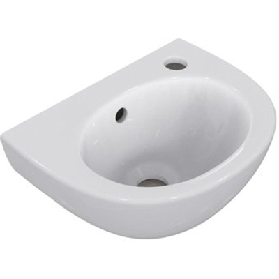Ideal Standard Simplicity handwasbakje 350x260x160 mm wandmontage porselein wit met kraangat rechts