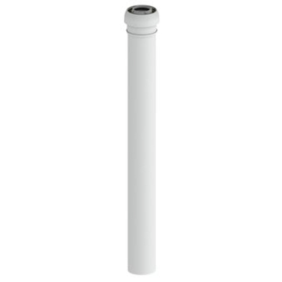 Burgerhout EasySafe tube d'extension ø60/100mm, L=1000mm PP, concentrique blanc
