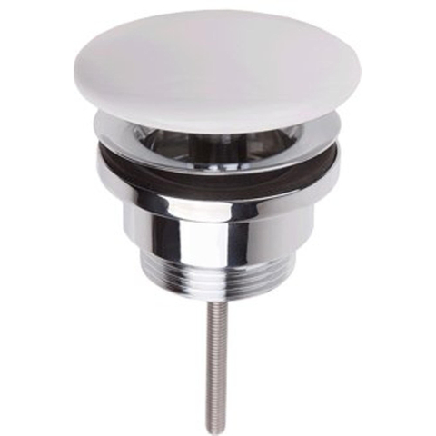 Villeroy & Boch afvoerplug m. vlakke keramische afdekking niet afsluitbaar ceramic+ stone white OUTLETSTORE STORE33262