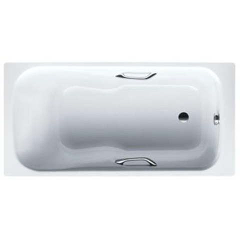 Kaldewei Dyna Set baignoire acier émaillé rectangulaire 160x70x43cm autonettoyante blanc 0340171