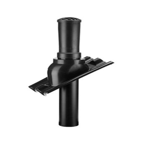 Burgerhout pp kunststof rioolontluchting 110mm zwart 1400154