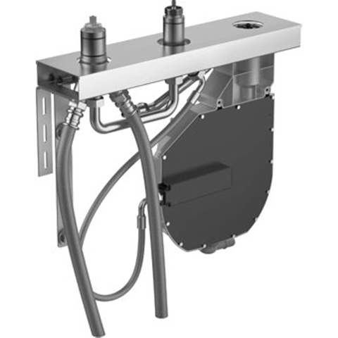 Hansa Compact basisgarnituur 3-gats tegelrandcomb.Met vloersteun SW204390