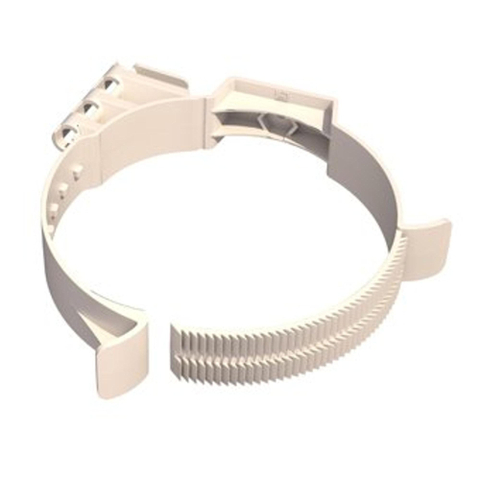 Ubbink Rolux PP bevestigingsbeugel met Push Fit 100 131mm wit SW61369