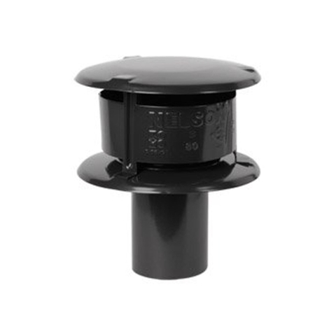 Burgerhout Nelson rookgaskap Ø80mm Aluminium Nelson zwart 1430149