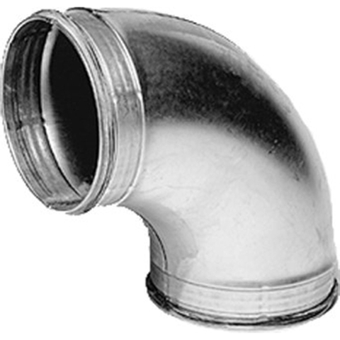 R VENT SAFE gladde bocht 90 graden voor rond luchtkanaal 100mm SBDS100 1452074