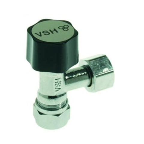 VSH robinet d'arrêt d'angle 3/8x12mm à compression chromé 1511084