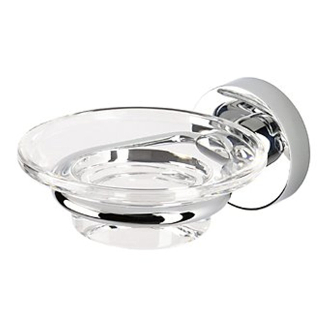 Geesa Luna porte-savon avec coupelle chrome 0653160
