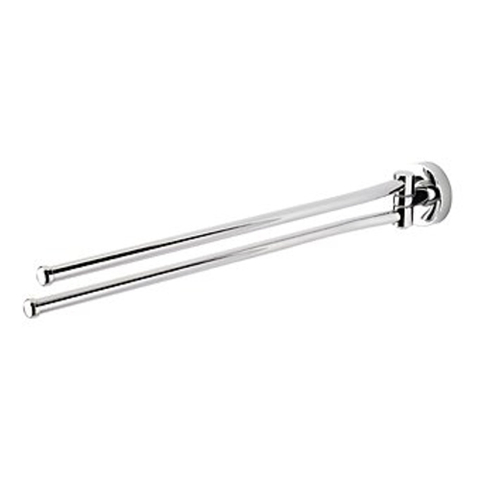 Geesa Luna 2 lids porte-serviettes 43,5cm chrome 0653187