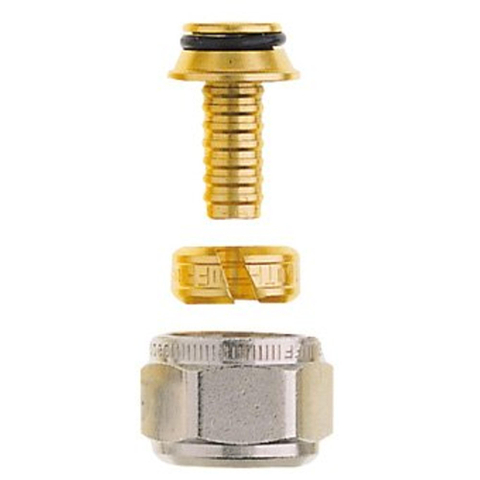 Heimeier accouplement à pince 3/4 écrou 16x2 avec nickelé GA66132