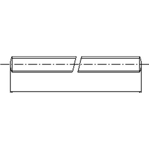 Draadeind gegalvaniseerd DIN 975 M8 x 1meter 5975EV46081M 1701517