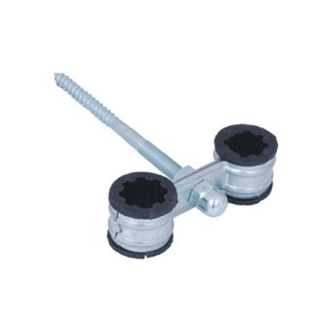 Walraven BIS dubbele muurbeugel SV met EPDM rubber inlage 1/2 22mm 1731152