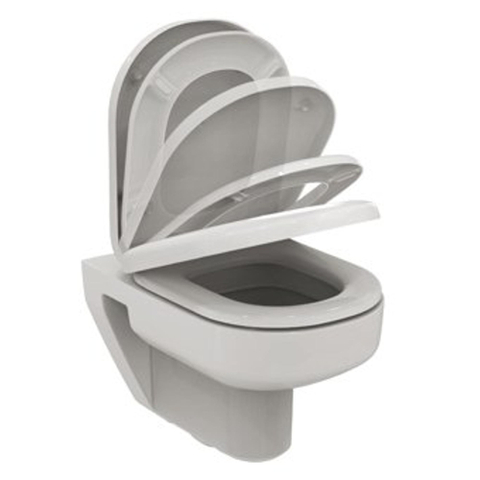 Ideal Standard Playa lunette de toilette avec fermeture amortie Blanc 0180363