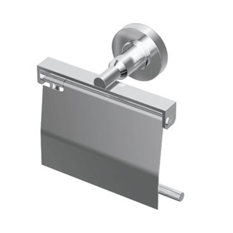 Ideal Standard Iom closetrolhouder met klep chroom 0180491