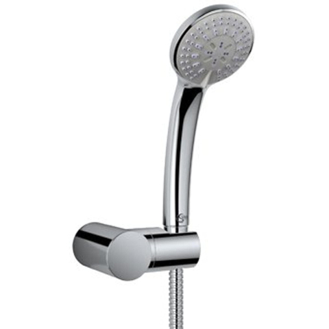 Ideal Standard Idealrain ensemble de bain flexible de douche 150cm douchette 80mm 3 jets et support de douchette réglable chrome 0180721