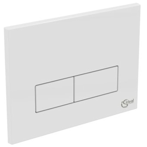 Ideal Standard bedieningsplaat rechthoekig dualflush wit 0181165