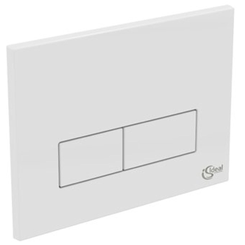 Ideal Standard Plaque de commande rectangulaire DF blanc 0181165
