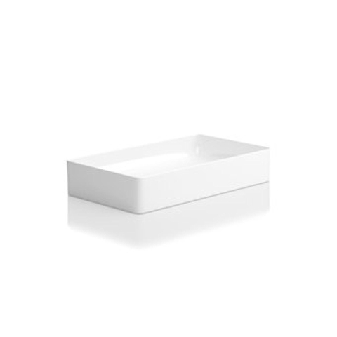 Laufen Living Square vasque à poser 60x34x10cm sans trou de robinetterie sans trop-plein SaphirKeramik blanc GA78113