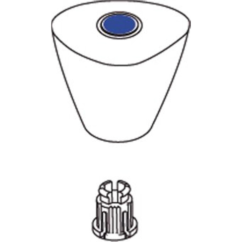Venlo Sparepart Plus Nimbus II knop Project koud chroom 0182642