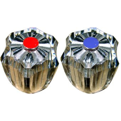 De Beer kraanknop transparant blauw 1870001