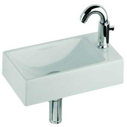 Sphinx 420 Lave-mains 40x23cm vasque gauche trou de robinet droite Blanc SECOND CHOIX OUT6422