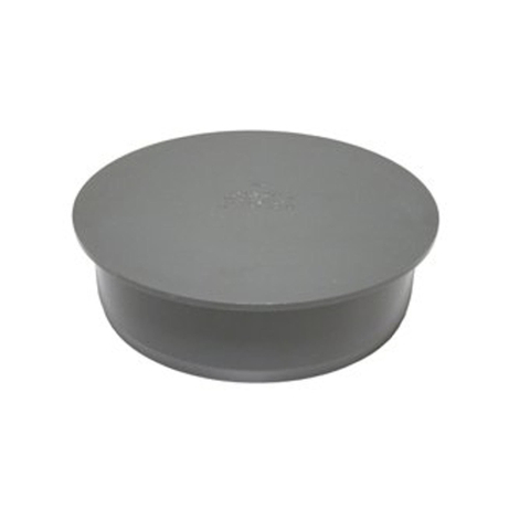 Wavin PVC afsluitkap voor buis 80mm 2102056