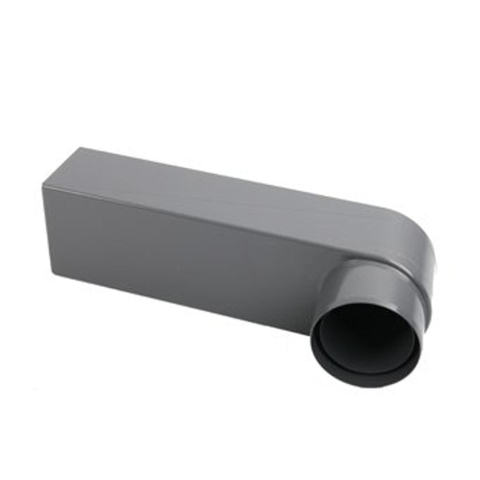 Wavin ABS stadsuitloop 100/80mm grijs 2150868