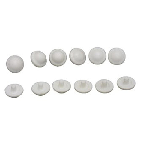Geberit Universeel set van 4 buffers rond - voor closetzitting - wit 0221019