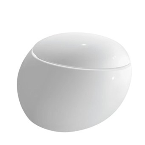 Laufen Il Bagno Alessi One WC suspendu – sans bride – profondeur 58,5 cm – blanc brillant LCC SW204299