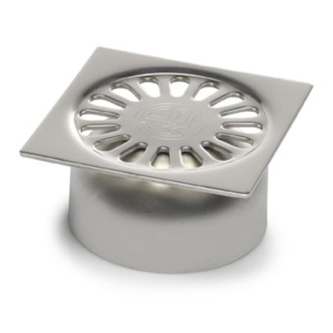 Aquaberg Grille en inox pour 182100040 82x82mm incl. garde d'odeur 2300056