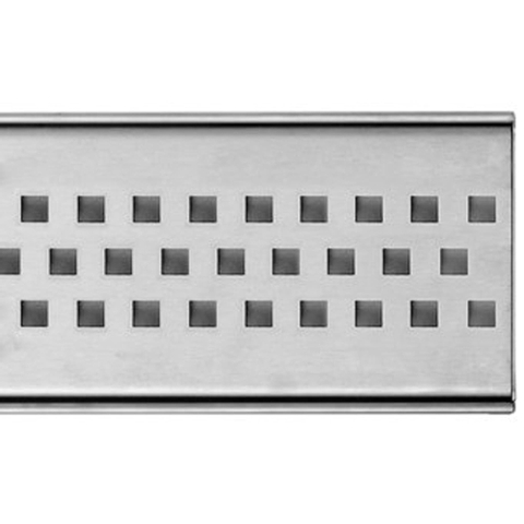 Easy Drain Multi rooster enkel Carre 7 90cm RVS OUTLETSTORE STORE31123