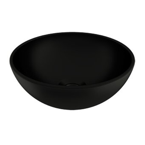 Plieger Mini Round waskom - 26x26x12cm - mat zwart SW238005